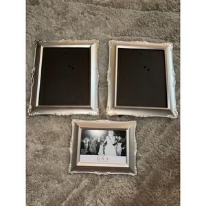 Dax Photoframes Set of 3 Ornate Silver Picture Frames